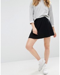 Asos Mini Skater Skirt With Elastic Waist Detail