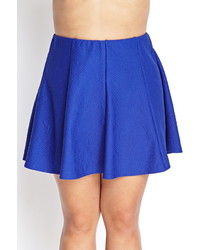 Forever 21 Plus Size Textured Geo Skater Skirt