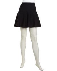 Romeo & Juliet Couture Pull On Flare Stretch Skirt Black