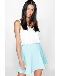 Boohoo Roseanna Fit And Flare Skater Skirt