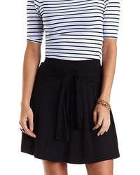 Charlotte Russe Tie Front Knotted Skater Skirt