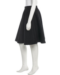 Prada Wool Flared Skirt