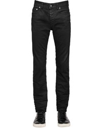 Diesel Black Gold 16cm Waxed Skinny Stretch Denim Jeans