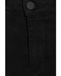 L'Agence Andrea Cropped High Rise Skinny Jeans Black