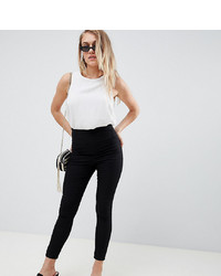 Asos Petite Asos Design Petite Pull On Jegging In Black With Clean Waistband Detail