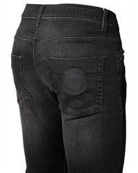 Bikkembergs 16cm Skinny Stretch Cotton Denim Jeans