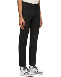Dunhill Black Cotton Twill Trousers