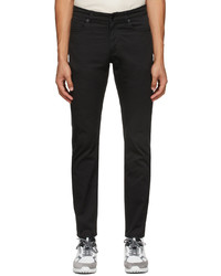 Dunhill Black Cotton Twill Trousers