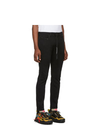 Off-White Black Diag Skinny Jeans