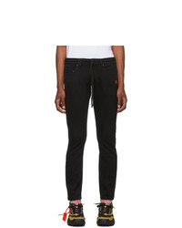 Off-White Black Diag Skinny Jeans