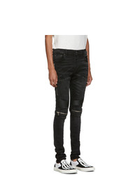 Amiri Black Rough Mx2 Jeans