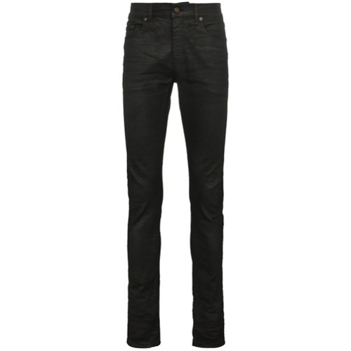 Saint Laurent Black Skinny Jeans, $690 | farfetch.com | Lookastic