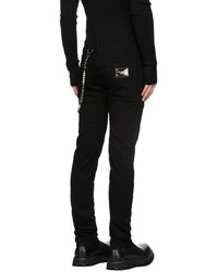 Dolce & Gabbana Black Skinny Pearls Jeans