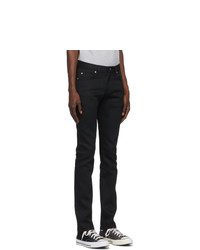 Naked and Famous Denim Black Stretch Skinny Guy Jeans