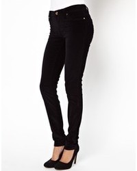 Blank Nyc Velveteen Skinny Jeans In Black