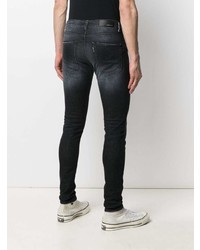 Family First Bleach Whiskering Skinny Fit Jeans