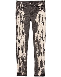 purple brand Bleached Low Rise Skinny Jeans