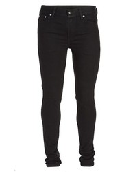 BLK DNM Jeans 25 Slim Skinny Leg Jeans Ludlow Black 28 X 32