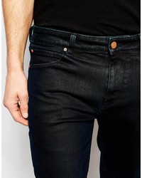 Asos Brand Skinny Jeans In Vintage Washed Black