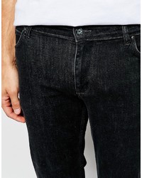 Asos Brand Skinny Jeans With Light Coating