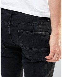 Asos Brand Super Skinny Jeans In 125oz True Black
