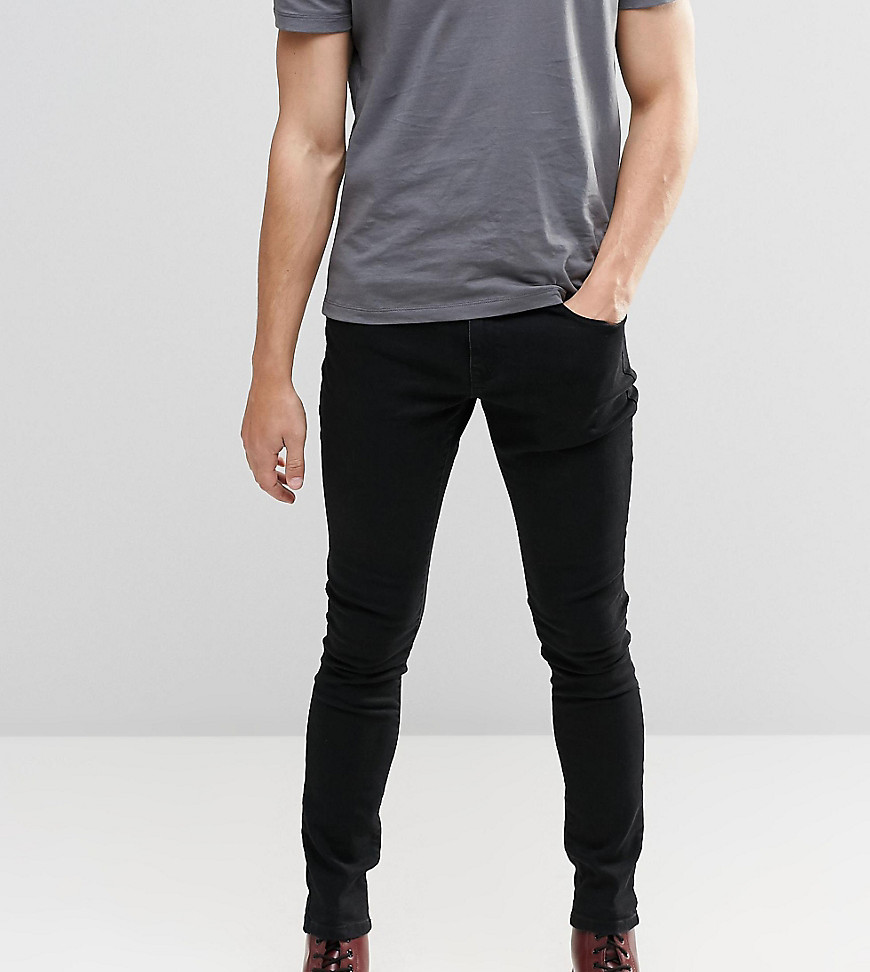 COLORADO Super Skinny Fit Jeans In Washed Black