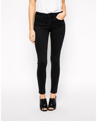 Asos Collection Sculpt Me Premium Jeans In Washed Black