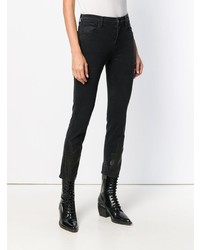 J Brand Cut Out Cuff Skinny Jeans