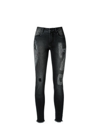 Amapô Distressed Crop Skinny Jeans