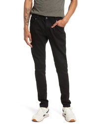 KUWALLA Essential Skinny Fit Stretch Cotton Blend Jeans In Black At Nordstrom
