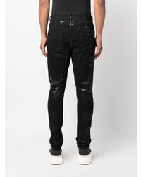 Rick Owens Foiled Finish Skinny Jeans