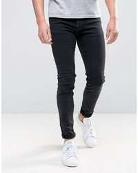 Weekday Form Super Skinny Jeans Form Tuned Black