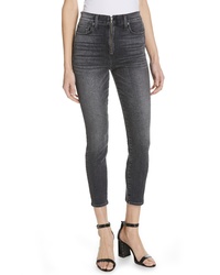 Alice + Olivia Jeans Good Exposed Zip Ankle Skinny Jeans