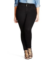 City Chic Harley High Rise Stretch Skinny Jeans