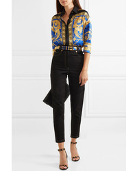 Versace High Rise Skinny Jeans