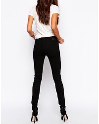 Diesel High Rise Skinzee Coated Jeans