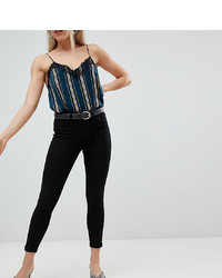 New Look Petite Highwaisted Jegging In Black