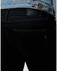 Farah Howells Super Skinny Jeans In Black Stretch