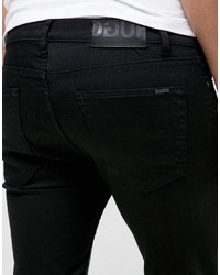 Hugo Boss Hugo By Super Skinny Jeans Black