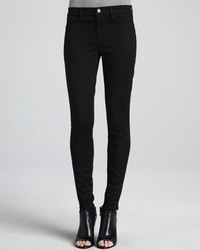 J Brand Jeans Luxe Sateen Skinny Jeans Black