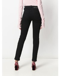 Unravel Project Lace Up High Waist Jeans