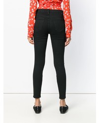 Mother Lace Up Skinny Jeans