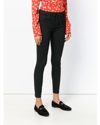Mother Lace Up Skinny Jeans
