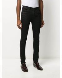 Saint Laurent Lightly Coated Skinny Jeans