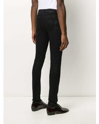 Saint Laurent Lightly Coated Skinny Jeans