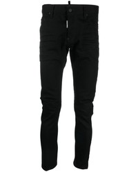 DSQUARED2 Logo Patch Tapered Jeans