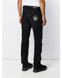 Balmain Logo Slim Fit Jeans