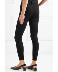 L'Agence Margot Cropped High Rise Skinny Jeans