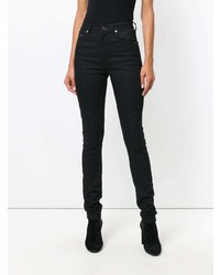 Saint Laurent Mid Waist Tight Slim Fit Jeans