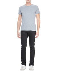 Naked And Famous Denim Skinnyguy Power Stretch Jeans Black